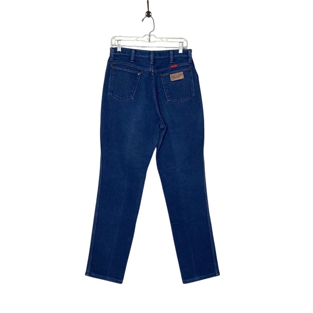 Vtg 80's Wrangler Womens High-Rise Blue Jeans Size 13/14 Cotton Blend 31" Inseam